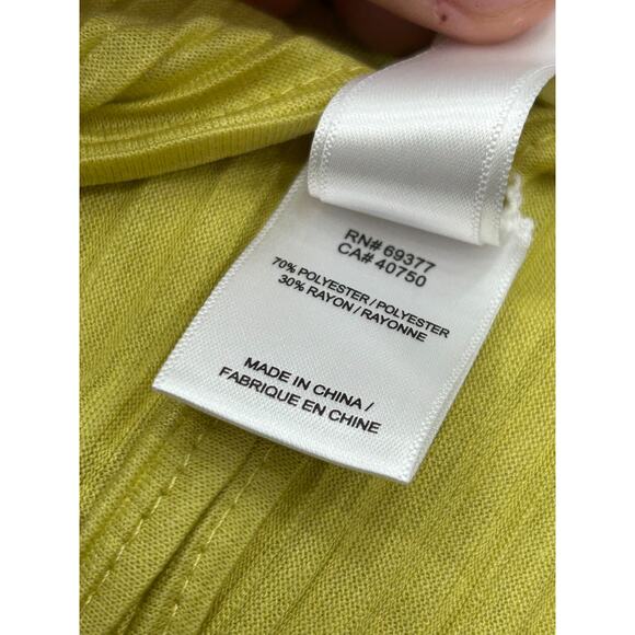 Wynne Layers Womens Pear Pleated Plisse Knit Cardigan Sweater Shrug Plus Size 2X - Picture 7 of 8